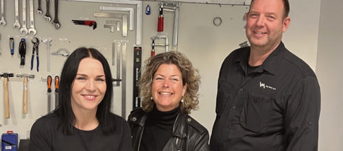 Carina Thorsen med mentor Rikke Blæsbjerg og Lars Pedersen, VM Tarm